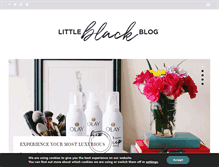 Tablet Screenshot of onelittleblackblog.com